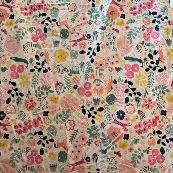 Pottery Barn Sasha's Garden Organic Duvet Cover TWIN- duvet cover only! - Picture 4 of 5